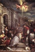 BASSANO, Jacopo St Valentine Baptizing St Lucilla  fgh china oil painting artist